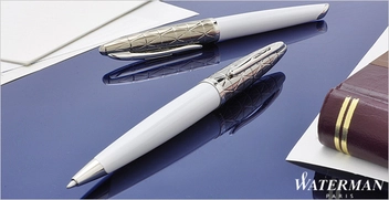  «Шариковая ручка Waterman Carene Deluxe Contemporary White ST (21 206)», бренда Waterman - фото №2 - миниатюра