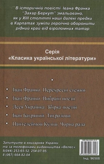Бумажная книга «Захар Беркут», автор Иван Франко - фото №3 - миниатюра
