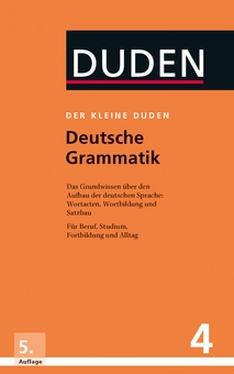 Бумажная книга «Der kleine Duden - Deutsche Grammatik: Eine Sprachlehre für Beruf, Studium, Fortbildung und Alltag», авторов Рудольф Хоберг, Урсула Хоберг - фото №1 - миниатюра