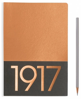  «Нотатник Leuchtturm1917 JottBook Середній Лінійка Мідний 2 шт (355538)», бренду Leuchtturm1917 - фото №1 - мініатюра