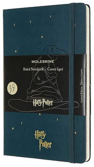 «Записная книжка Moleskine Harry Potter 1/7 Линейка Шалфей (LEHP02QP060A)», бренда Moleskine - фото №1 - миниатюра
