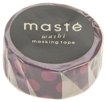  «Скотч Maste Basic Purple Polka dots (MST-MKT02-PL)» - фото №1 - мініатюра