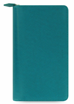  «Органайзер Filofax Saffiano Compact Zip Aquamarine (18-022536)», бренда Filofax - фото №1 - миниатюра