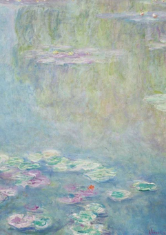 «Открытка Tushita Claude Monet Water Lilies», бренда Tushita - фото №1 - миниатюра