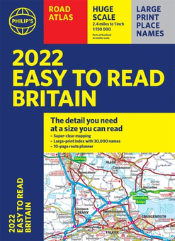 Паперова «2022 Philip's Easy to Read Britain Road Atlas », автора Без автора– фото №1