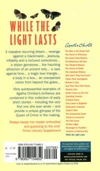Паперова книга «While The Light Lasts», автор Агата Крісті - фото №2 - мініатюра