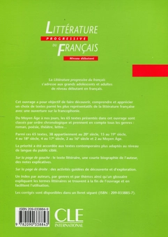 Бумажная книга «Littérature progressive du français - Livre de l'élève - Niveau débutant», авторов Николь Блондель, Мари-Франсуаза Нэ - фото №2 - миниатюра