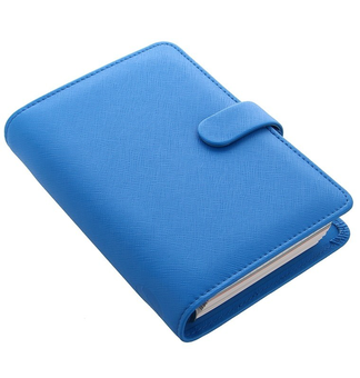  «Органайзер Filofax Saffiano Personal Fluoro Blue (20-028766)», бренда Filofax - фото №2 - миниатюра