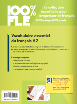 Паперова книга «100% FLE - Vocabulaire essentiel du francais A2 + online audio + didierfle.app» - фото №2 - мініатюра