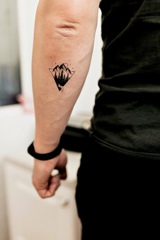«Тимчасове тату Tattooshka Хочу в гори (RC-540)», бренда Tattooshka - фото №3 - миниатюра