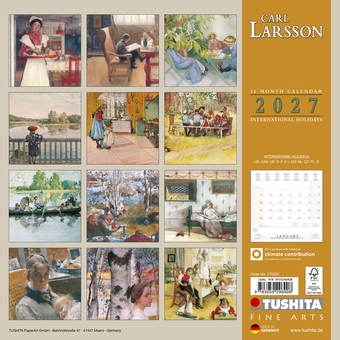 Бумажная книга «Carl Larsson 2027» - фото №2 - миниатюра