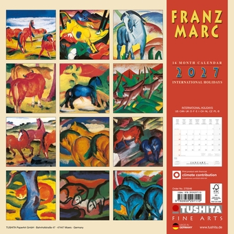 Бумажная книга «Franz Marc 2027» - фото №2 - миниатюра