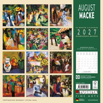 Бумажная книга «August Macke 2027» - фото №2 - миниатюра