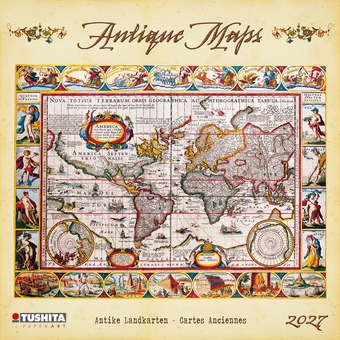 Бумажная книга «Antique Maps 2027» - фото №1 - миниатюра