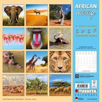 Бумажная книга «African Wildlife 2027» - фото №2 - миниатюра