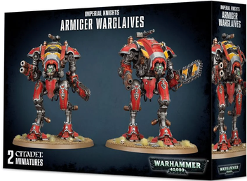  «Набор для сборки миниатюр Games Workshop Warhammer 40,000 Imperial Knights: Armiger Warglaives (99120108019)», бренда Games Workshop - фото №1 - миниатюра