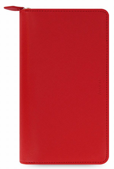  «Органайзер Filofax Saffiano Compact Zip Poppy (18-022534)», бренда Filofax - фото №1 - миниатюра