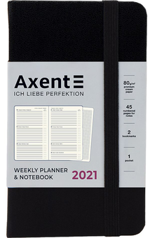  «Еженедельник Axent Pocket Strong 2021 Черный (8508-21-01-a)», бренда Axent - фото №1 - миниатюра