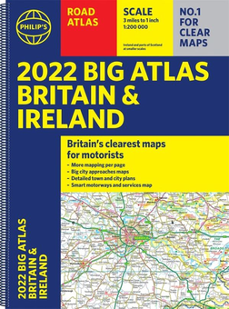 Паперова «2022 Philip's Big Road Atlas Britain and Ireland», автора Без автора– фото №1