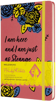  «Блокнот Moleskine Frida Kahlo Нелинованный Коралловый (LEFKQP062)», бренда Moleskine - фото №1 - миниатюра