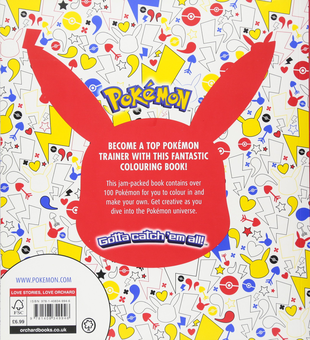 Бумажная книга «The Official Pokemon Creative Colouring» - фото №2 - миниатюра