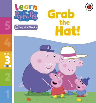 Бумажная книга «Learn with Peppa. Phonics. Level 3. Book 1 – Grab the Hat! (Phonics Reader)» - фото №1 - миниатюра