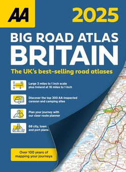 Паперова книга «AA Big Road Atlas Britain 2025» - фото №1 - мініатюра