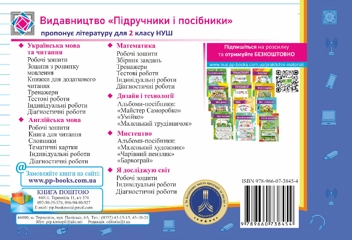 Бумажная книга «Інформатика. Мої перші досягнення. Індивідуальні роботи. 2 клас (за програмою Р. Шияна)», авторов Елена Антонова, Сергей Мартынюк - фото №2 - миниатюра