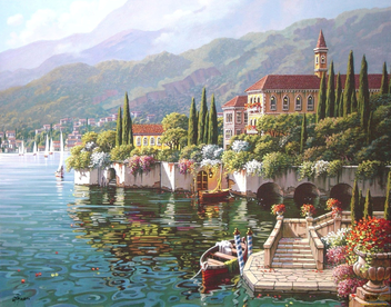  «Картина по номерам Menglei Отражение Веренны (MG1145) », бренда Menglei - фото №1 - миниатюра