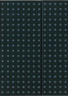  «Записная книга B6.5 черный на сером линованная Paper-Oh Quadro (OH9072-4)» - фото №1 - миниатюра