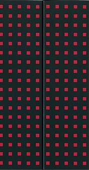  «Записная книга B6.5 черный на красном линованная Paper-Oh Quadro (OH9070-0)» - фото №1 - миниатюра