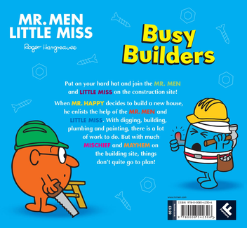 Паперова книга «Mr. Men Little Miss: Busy Builders», автор Адам Харгрівз - фото №2 - мініатюра