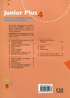 Паперова книга «Junior Plus 4 - Livre du professeur», авторів Інмакулада Сарасібар, Мішель Буцбах, Кармен Мартін, Долорес Пастор - фото №2 - мініатюра