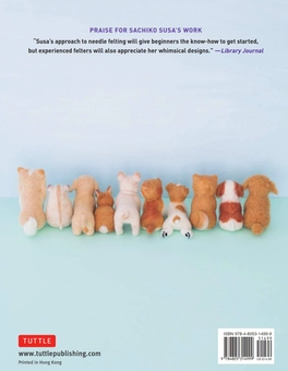 Паперова книга «Cute Needle Felted Animal Friends», автор Сачіко Суза - фото №2 - мініатюра