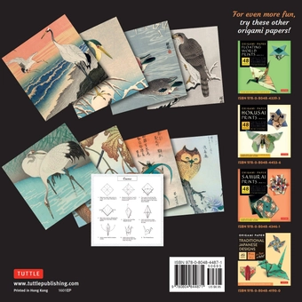 Паперова книга «Origami Paper - Ukiyo-E Bird Prints» - фото №2 - мініатюра