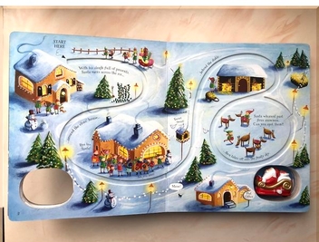 Бумажная книга «Santa's Christmas Journey with Wind-Up Sleigh», автор Фиона Уотт - фото №2 - миниатюра