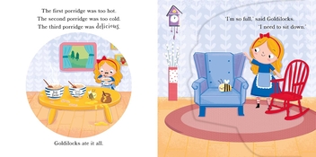 Паперова книга «Goldilocks and the Three Bears» - фото №3 - мініатюра