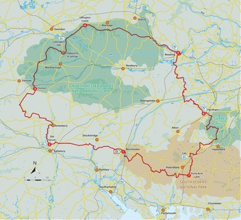 Бумажная книга «Bikepacking King Alfred's Way», автор Эдвард Хантон - фото №3 - миниатюра