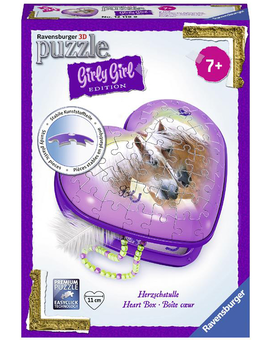 «Пазл 3D Ravensburger Girly Girl Шкатулка Лошади 54 элемента (RSV-121199)», бренда Ravensburger - фото №2 - миниатюра