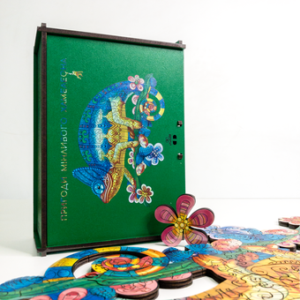  «Пазл Go Puzzle Приключения меняющегося Хамелеона (020)», бренда Go Puzzle - фото №2 - миниатюра