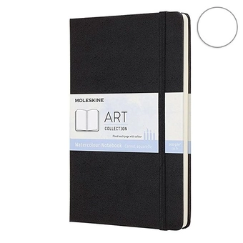  «Блокнот Moleskine Art Акварель Черный (ARTQP084)», бренда Moleskine - фото №2 - миниатюра