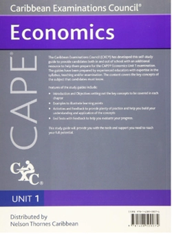 Бумажная книга «Economics CAPE Unit 1 - A CXC Study Guide», автор Экзаменационный совет Карибского бассейна - фото №2 - миниатюра