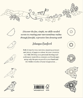 Паперова книга «How To Draw Inky Wonderlands», автор Джоанна Басфорд - фото №2 - мініатюра