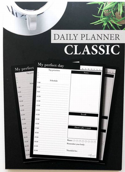 «Ежедневник с отрывными листами LifeFLUX Daily My perfect day А5 Классик (LFDAEPBW015)», бренда LifeFLUX - фото №1 - миниатюра
