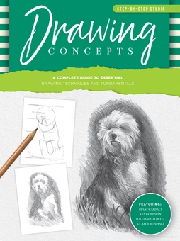 Бумажная «Step-by-Step Studio. Drawing Concepts. A complete guide to essential drawing techniques and fundamentals», автора Кен Голдман– фото №1