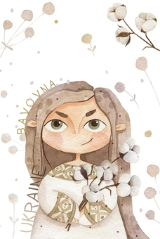  «Листівка PollyArt Ukraine. Бавовна», бренда PollyArt - фото №1 - миниатюра