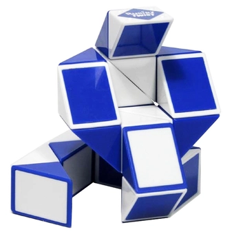  «Головоломка Rubiks Змейка Бело-голубая (RBL808-1)», бренда Rubik's - фото №2 - миниатюра