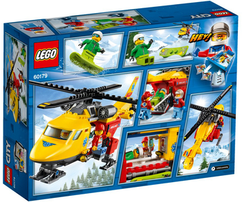  «Конструктор LEGO City Вертолет скорой помощи 190 деталей (60179)», бренда LEGO - фото №4 - миниатюра