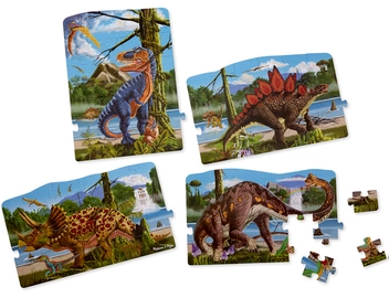  «Напольный пазл Melissa&Doug Динозавры 4 в 1 (MD8914)», бренда Melissa & Doug - фото №3 - миниатюра