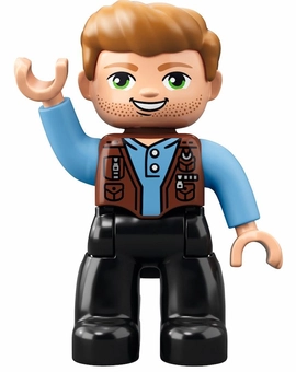  «Конструктор LEGO DUPLO Jurassic World Башня Ти-Рекса 22 детали (10880)», бренда LEGO - фото №3 - миниатюра